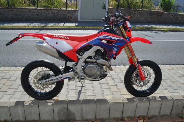 Honda CRF 450RX Supermoto Red Moto